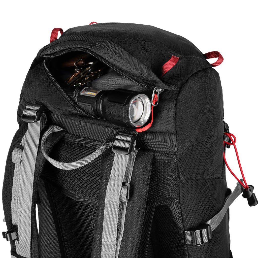 NILS Camp Rugzak Northlake - Zwart - 30L + 10L - Afbeelding 12