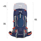 NILS Camp Rugzak Northlake - Donkerblauw - 30L + 10L - Afbeelding 6