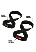 Gorilla Wear Figure 8 Lifting Straps - Zwart - Afbeelding 5