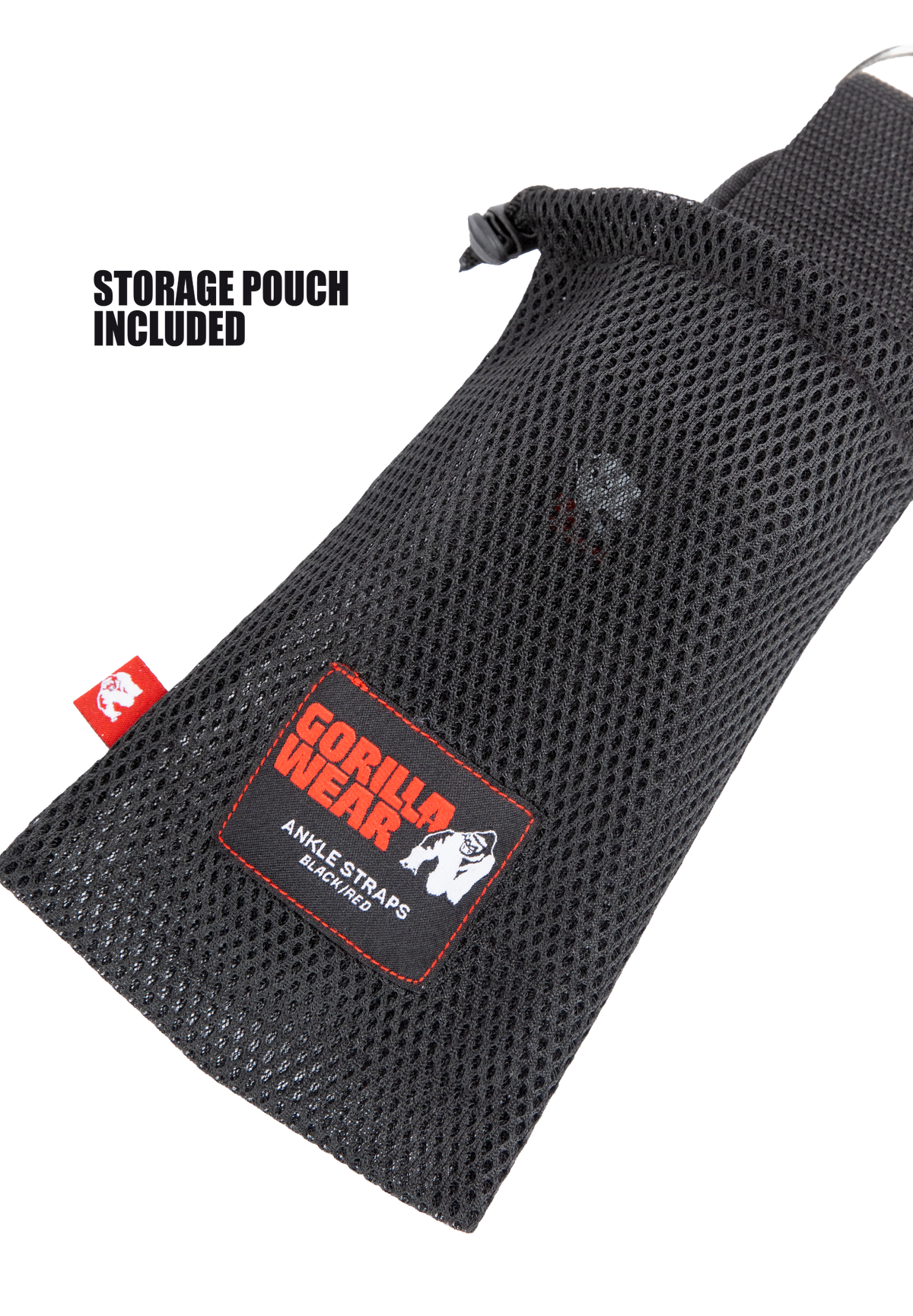Gorilla Wear Ankle Straps - Zwart - In gebruik