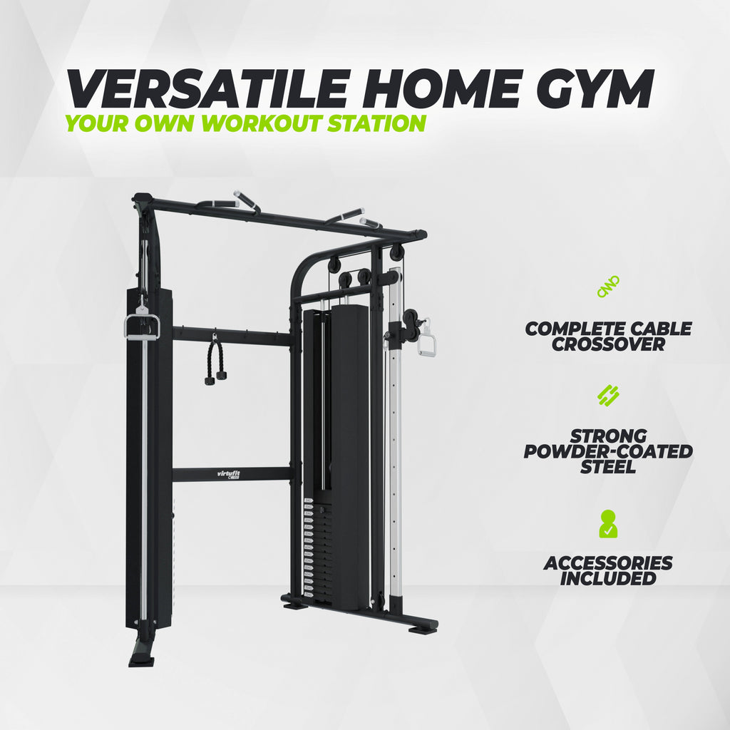 VirtuFit CC100 Cable Crossover - Dual Adjustable Pulley - Functional Trainer - In gebruik