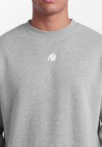 Gorilla Wear Leeds Oversized Sweater - Lichtgrijs - In gebruik