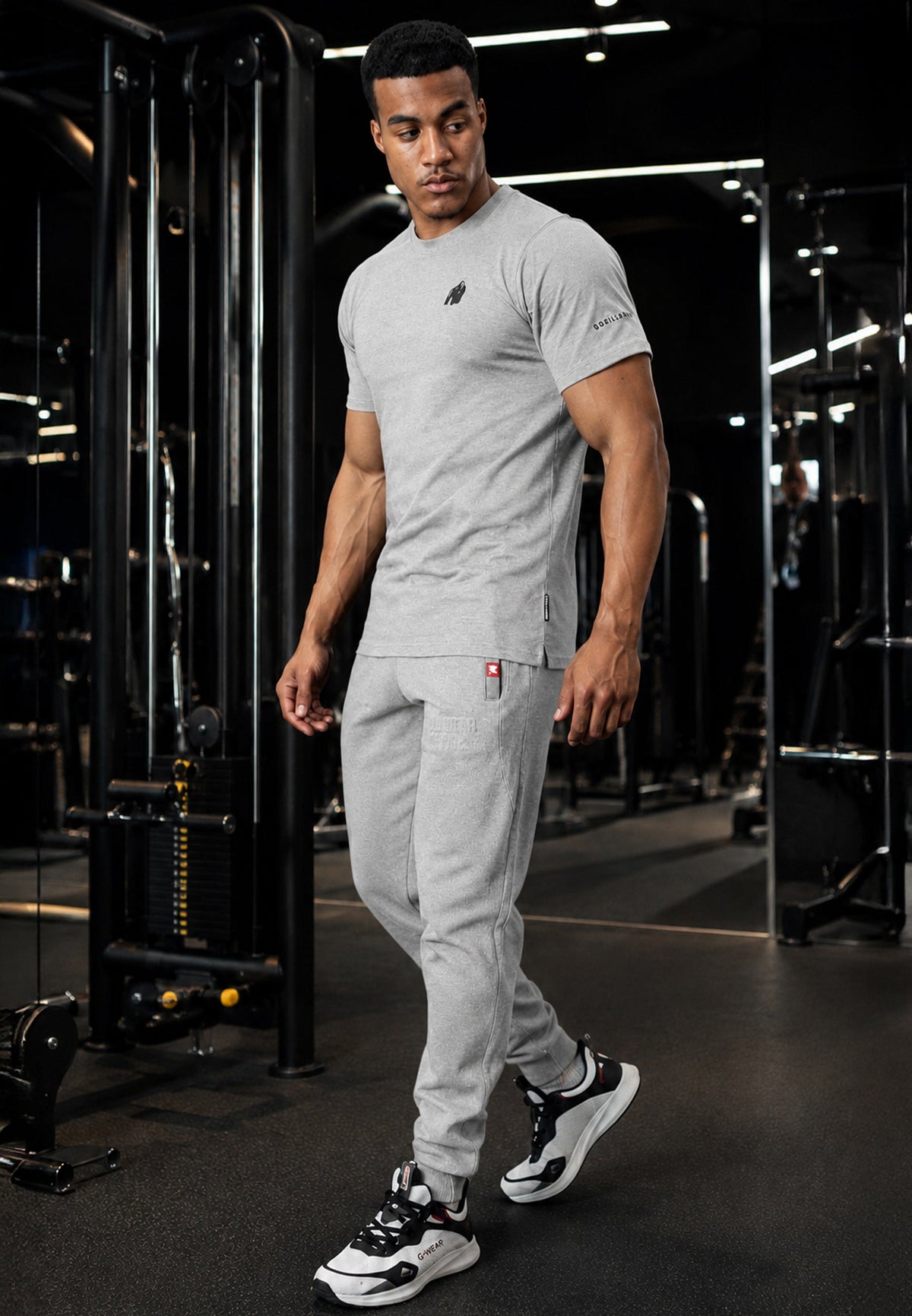 Gorilla Wear Dalton Essential Joggingbroek - Grijs - Aanzicht