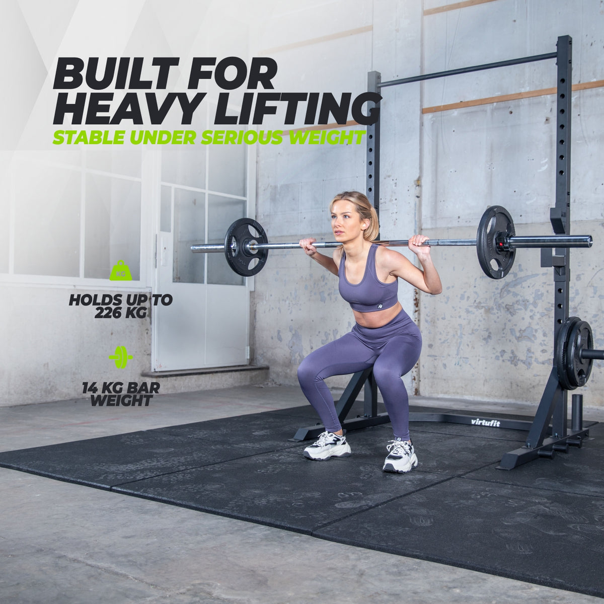 VirtuFit Olympische Halterstang - 50 mm - 200 cm