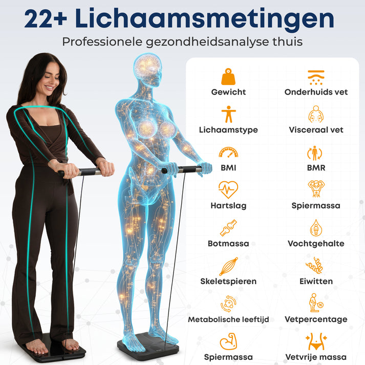 Robi S15 Smart Body Analyzer - Digitale Weegschaal
