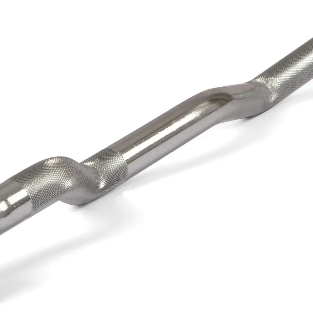 Toorx Olympische Curlstang - 120 cm - Chroom