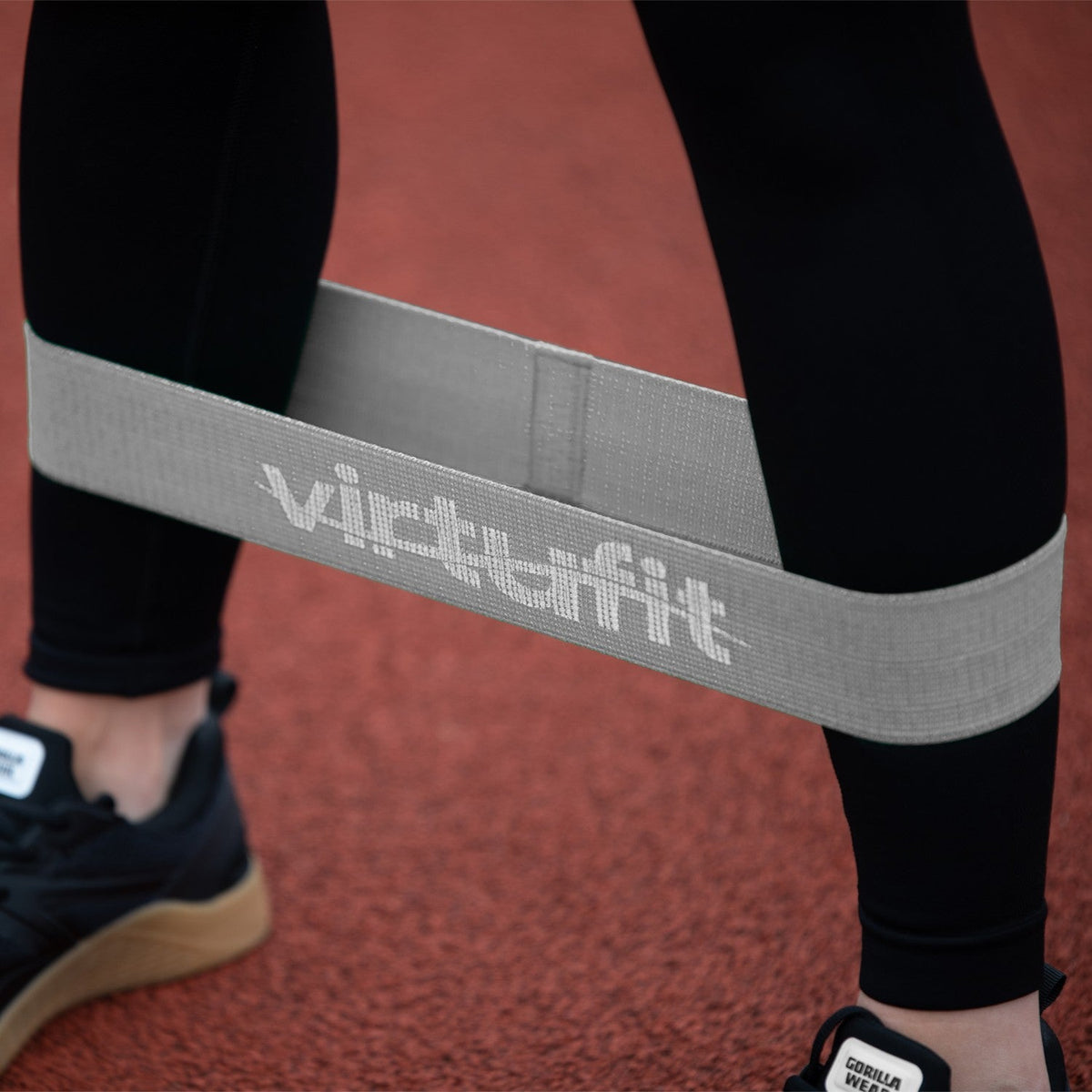 VirtuFit Mini Weerstandsband - Katoen - Medium - In gebruik