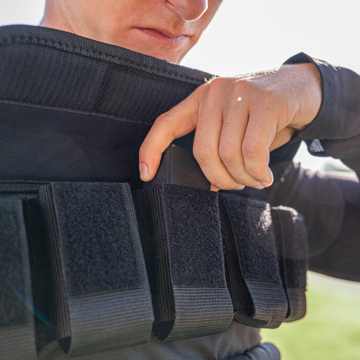 VirtuFit Verstelbaar Gewichtsvest Pro - 10 kg - Zwart