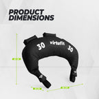VirtuFit Bulgarian Bag - Fitnessbag -  30 kg - Afbeelding 6