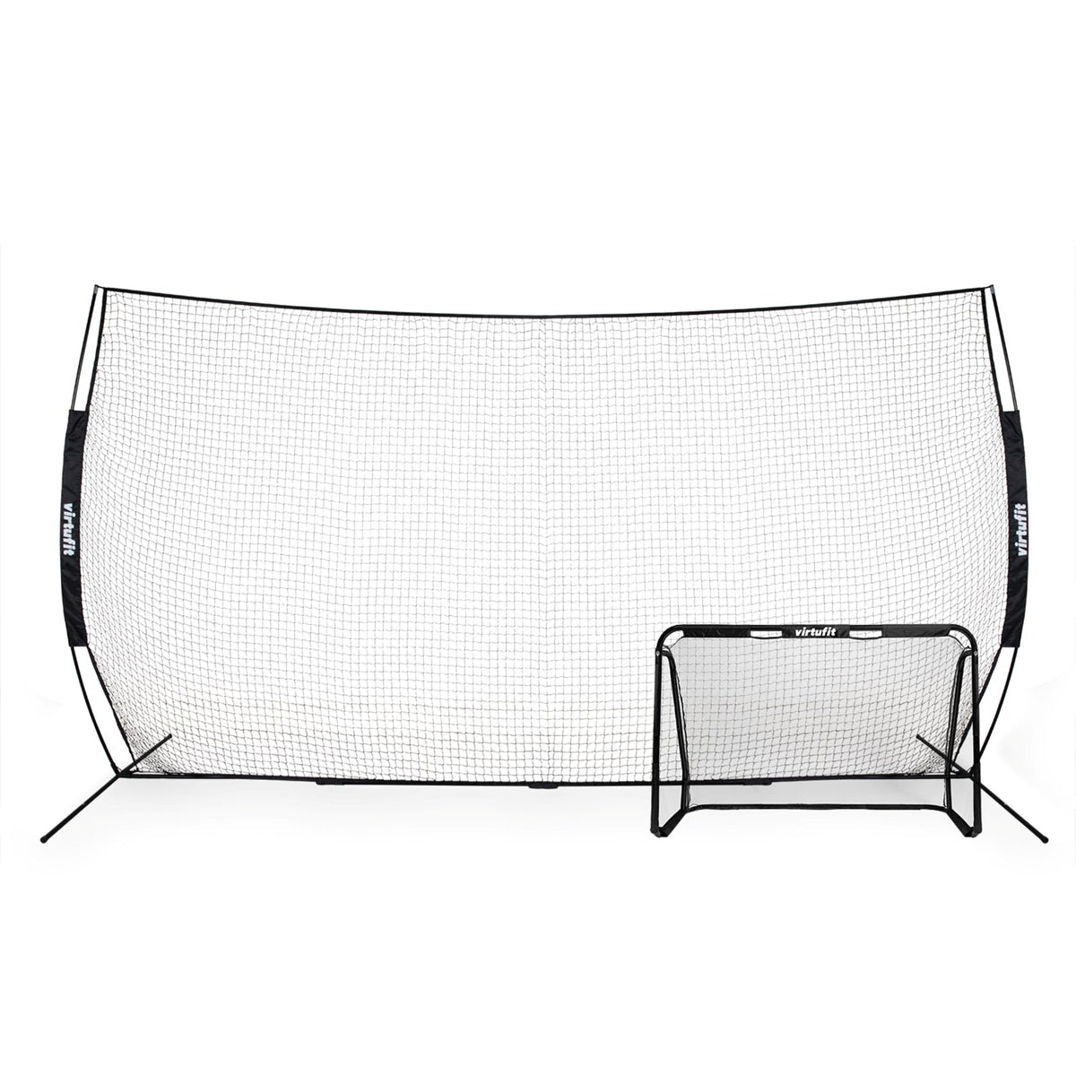 VirtuFit Backstop Net - Safety Net - Ballenvanger - 500x300cm - Achteraanzicht
