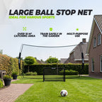 VirtuFit Backstop Net - Safety Net - Ballenvanger - 500x300cm - Achteraanzicht