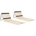 VirtuFit Strandmat - Beige - Set van 2 - Hoofdafbeelding