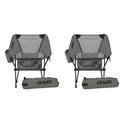 VirtuFit Camping Stoel Compact - Opvouwbaar - Grijs - Set van 2 - Hoofdafbeelding