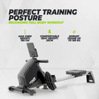 VirtuFit ROW200i Roeitrainer - Magnetische roeimachine (ROW450) - Afbeelding 7