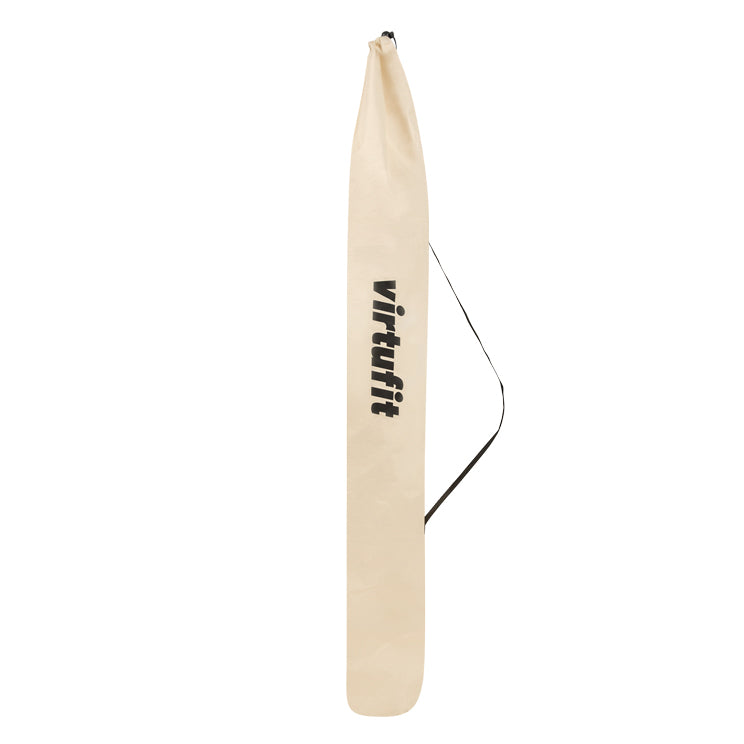 VirtuFit Strandparasol - Windscherm - Strandtent - 160 cm - Beige - Tweedekans