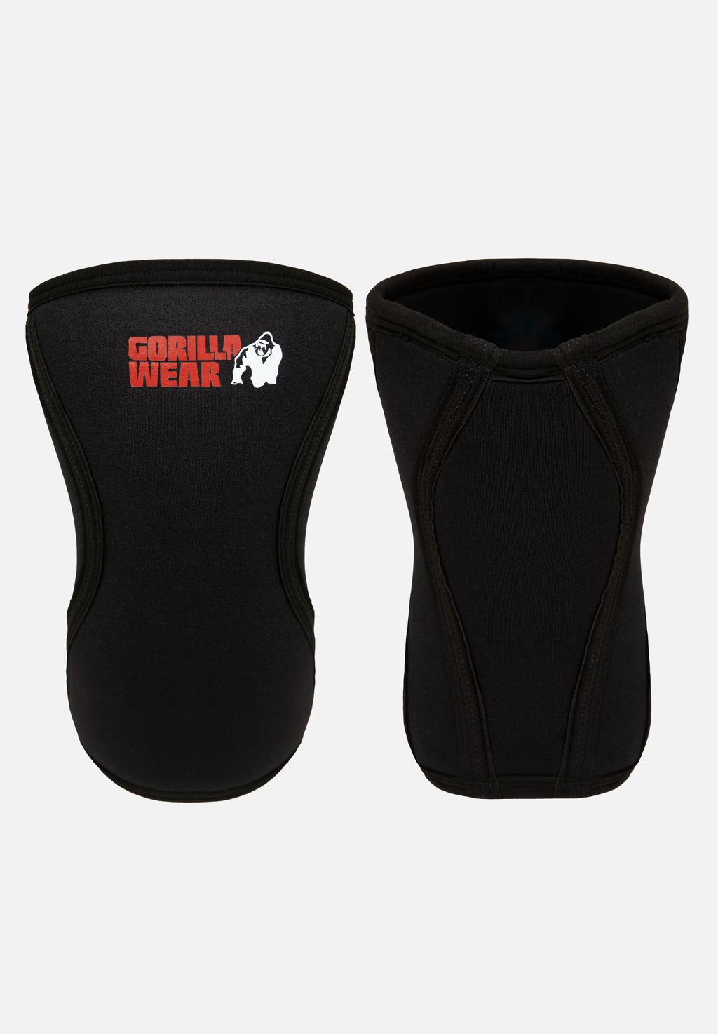 Gorilla Wear 7MM Premium Knee Sleeves - Zwart