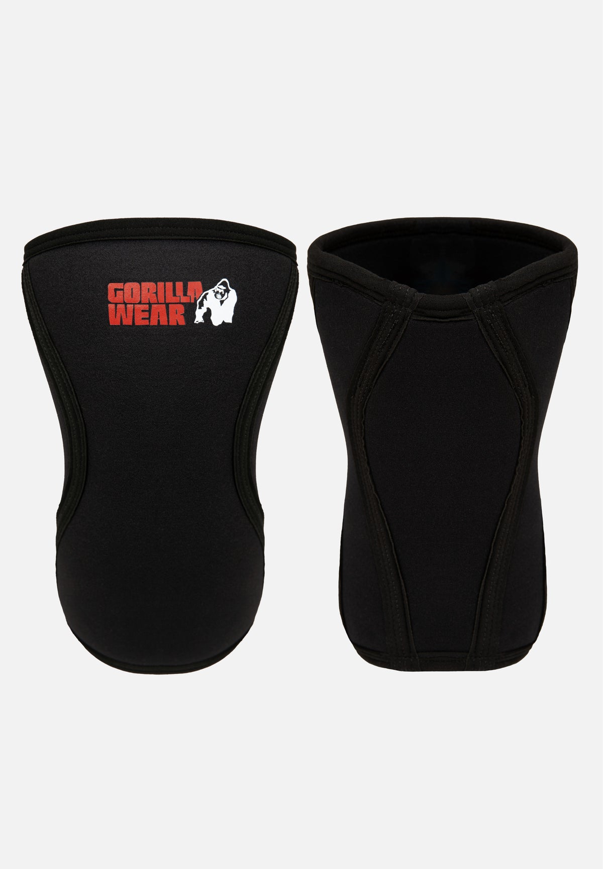 Gorilla Wear 7MM Premium Knee Sleeves - Zwart
