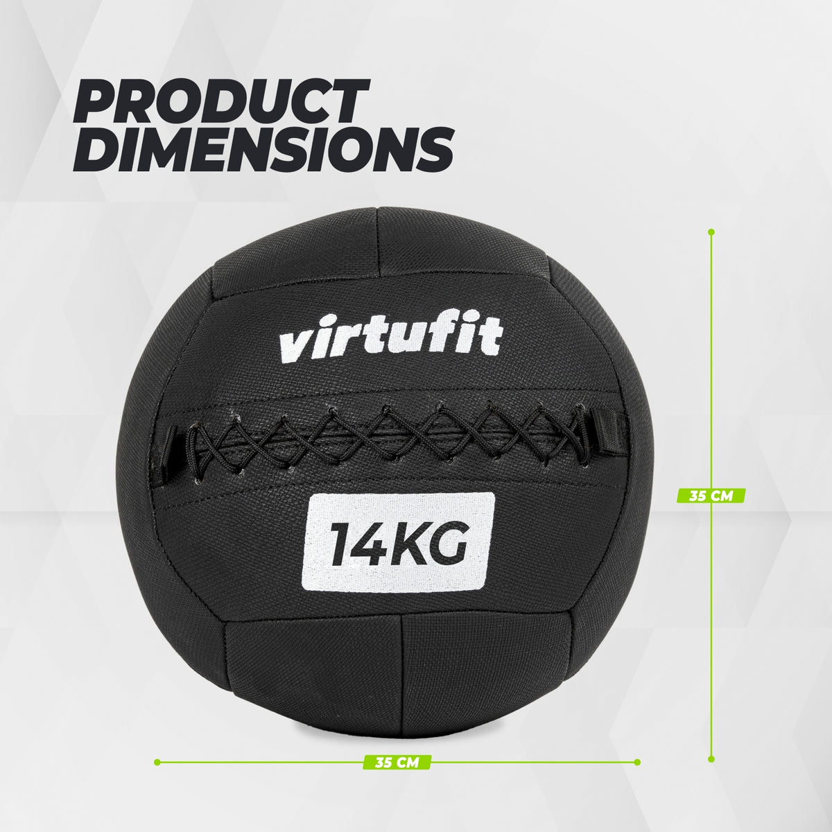 VirtuFit Wall Ball Pro - 14 kg - Tweedekans