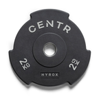 Centr x Hyrox Top Bumper Plate - 2 kg - Aanzicht