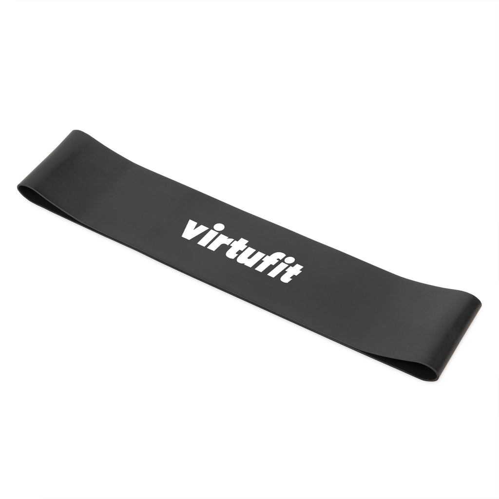 VirtuFit Mini Band - Weerstandsband - Fitness Elastiek - Sterk - Zwart
