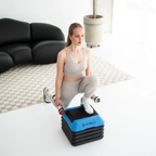 HMS Fitness Mini Aerobic Step - Zwart/Blauw - Tweedekans