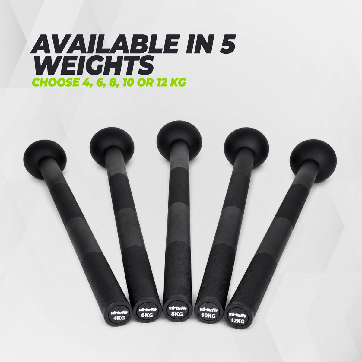 VirtuFit Macebell - Zwart - 10 kg - Tweedekans