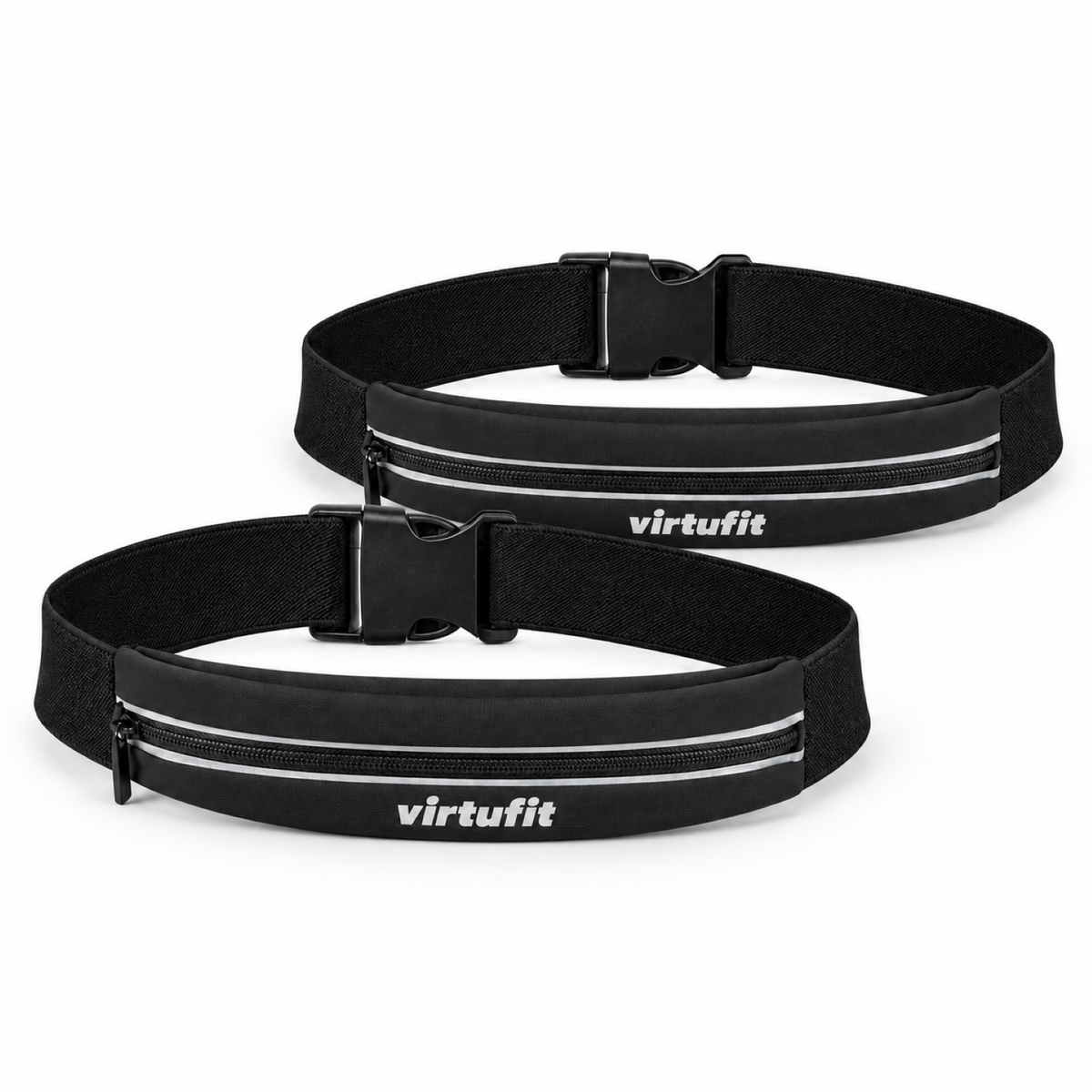 VirtuFit Running Belt – Verstelbare hardloopriem - Set van 2