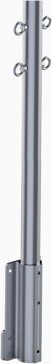 Toorx Liveness Tower + Verlengingskussen voor PTX 8000/7500 - Zwart - Vooraanzicht